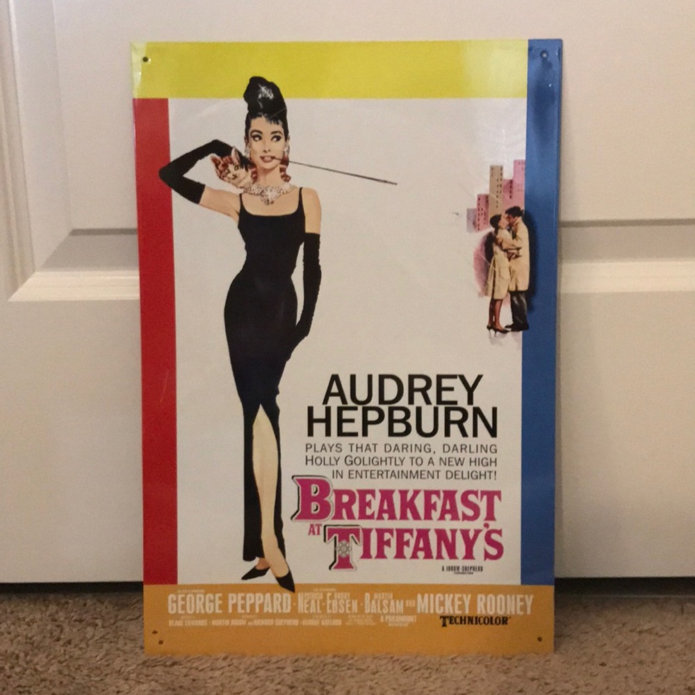Audrey Hepburn Breakfast At Tiffanys Sign